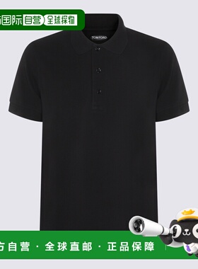 潮奢 Tom Ford 汤姆 福特 男士 and Polos T恤黑色POLO衫 JPS011J
