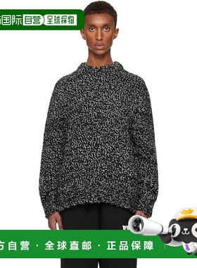 1h可退 潮奢 We11Done 男士 黑色 & 白色 Chunky 毛衣 WDKT324649