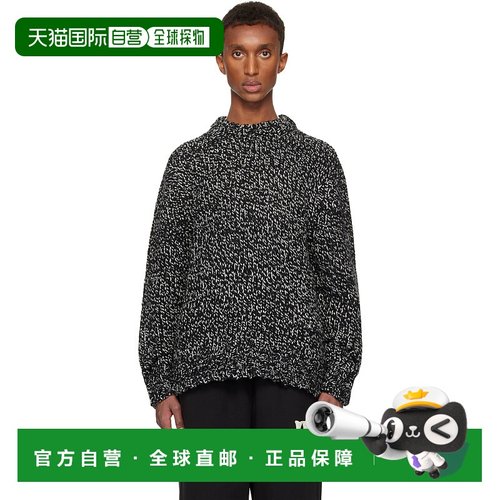 1h可退 潮奢 We11Done 男士 黑色 & 白色 Chunky 毛衣 WDKT324649