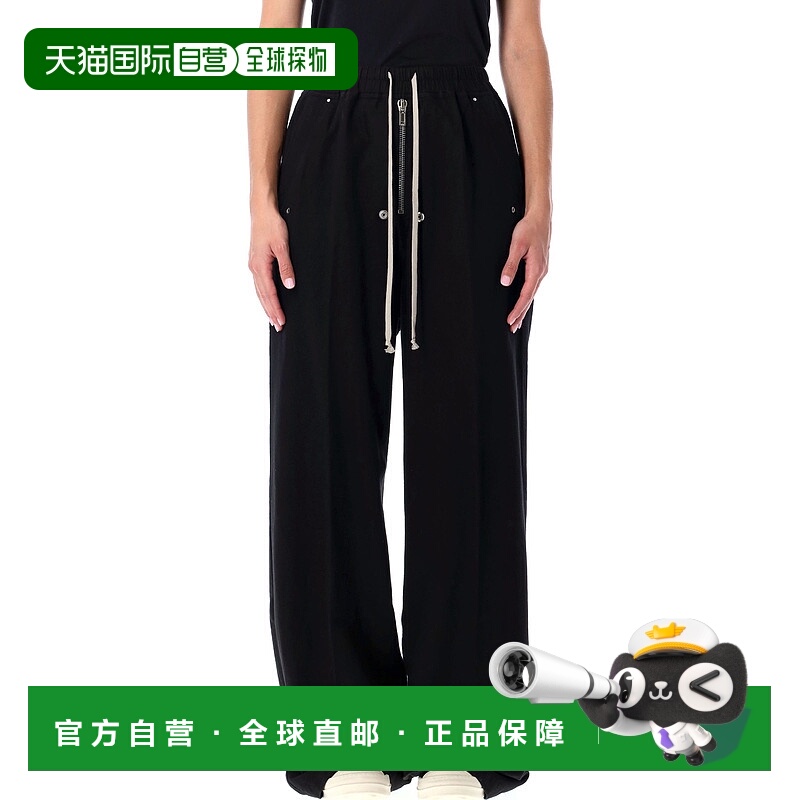 1h可退 RICK OWENS 女士休闲裤 DS02E7327CFL09 AW2025 黑色