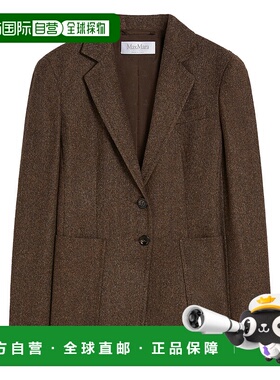 MAX MARA 女士西服 BERMUDA1234001 AW2025 GIACCA棕色西装外套