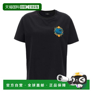 女士T恤 Logo WRJB0006AC036N0000 黑色 embroi AW2024 ETRO