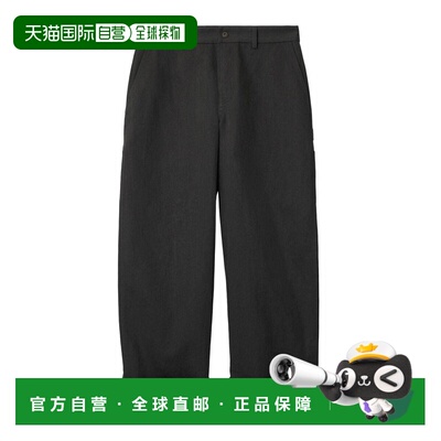 BURBERRY 男士休闲裤 8097557 SS2025 黑色 Cotton Carpenter Tro