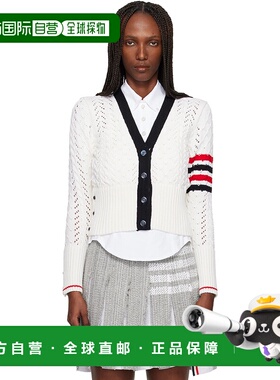 1h可退 潮奢 Thom Browne 汤姆 布朗 女士 白色 Cable Pointelle