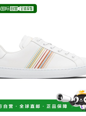 1h可退 潮奢 Paul Smith 保罗 史密斯 男士 白色 Leather Hansen