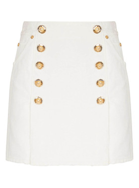 BALMAIN 女士半身裙 FF1LBA91DF780FC AW2025 白色