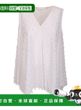 XACUS 女士T恤 MIRANDA85406001 SS2022 白色 Miranda v-neck tan