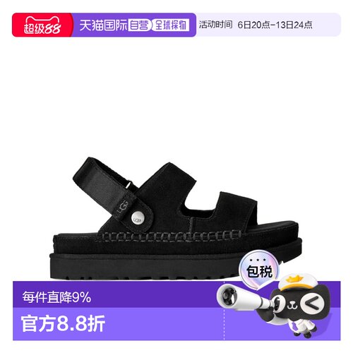 UGG 女士凉鞋 1167399BLK SS2026 黑色 Goldenstar 凉鞋