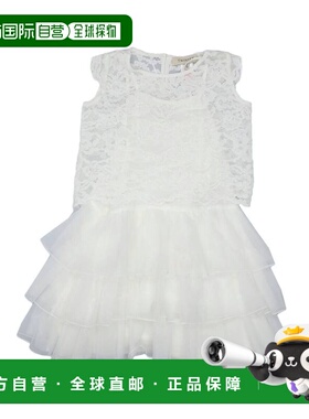1h可退 潮奢 twin set 女童 连衣裙童装 white白色 舒适时尚