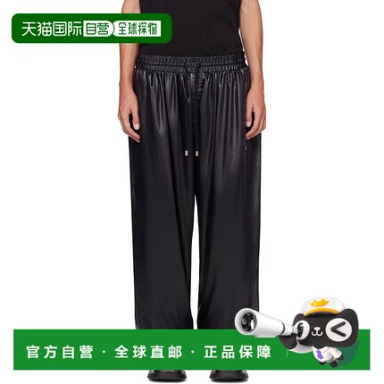 1h可退 潮奢 ADER Error 男士 黑色 Product. 81 合成皮革长裤 BN