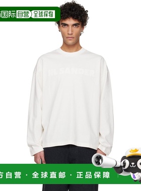 1h可退 潮奢 Jil Sander 吉尔 桑达 男士 白色徽标 T 恤 J21GC016