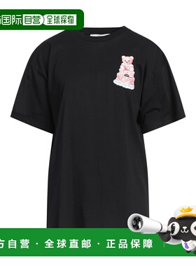 1h可退 潮奢 Moschino 莫斯奇诺 女士 T恤 black黑色 舒适时尚