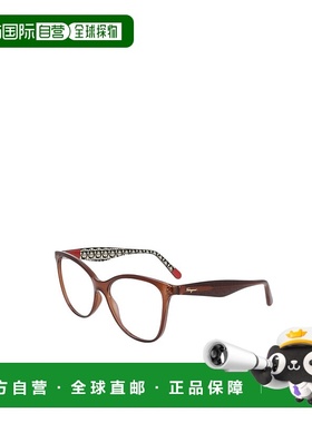 1h可退 SALVATORE FERRAGAMO 男士眼镜 2892210 SS2024 棕色
