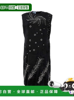 PRADA 女士连衣裙 P3M43RSOOO14YRF0002 SS2024 黑色