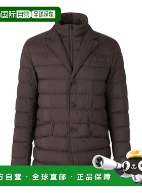 HERNO 男士外套 PI001ULE12456Z8993 AW2024 黑色 绗缝羽绒服夹克