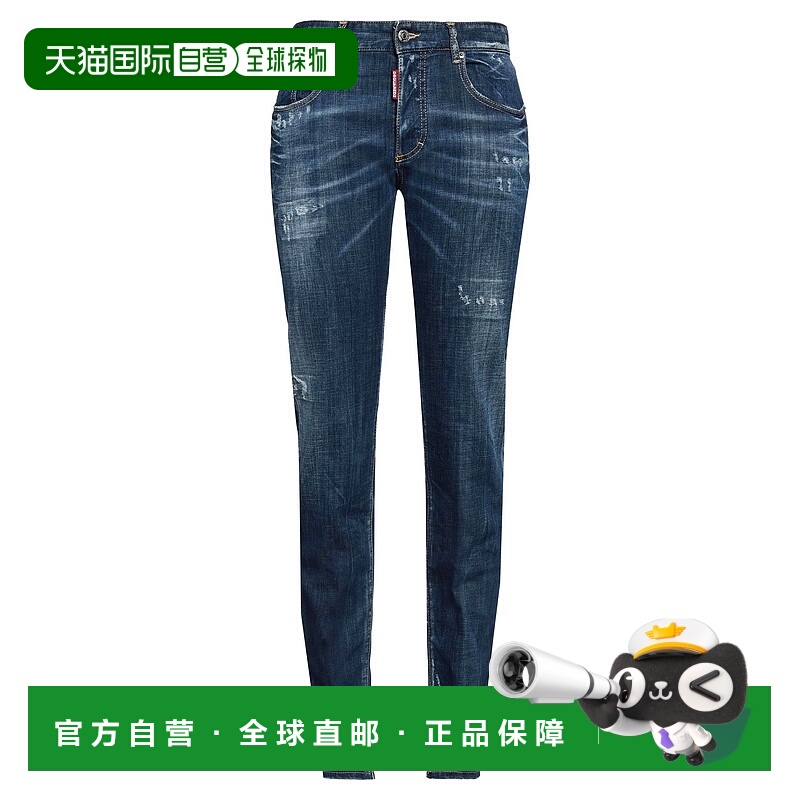 1h可退 潮奢 Dsquared2 二次方 女士 牛仔长裤 blue蓝色 舒适时尚