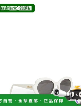 1h可退 LOEWE 女士眼镜 G735SUNX122019 SS2025 白色 Loewe Round