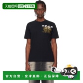 T恤 white 潮奢 1h可退 Spray off 黑色 Slim 男士 Stamp