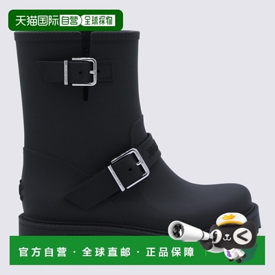 潮奢 Jimmy Choo 周仰杰 女士 黑色靴子 BIKERRAINTPY010003
