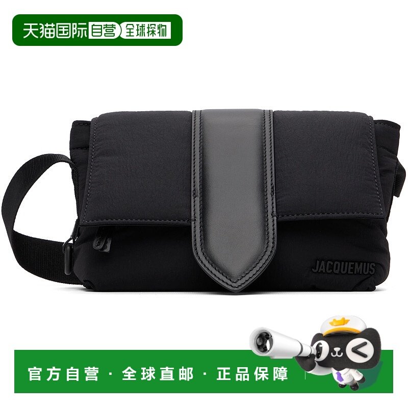 1h可退 潮奢 Jacquemus 男士 黑色 The small Bambino messenger