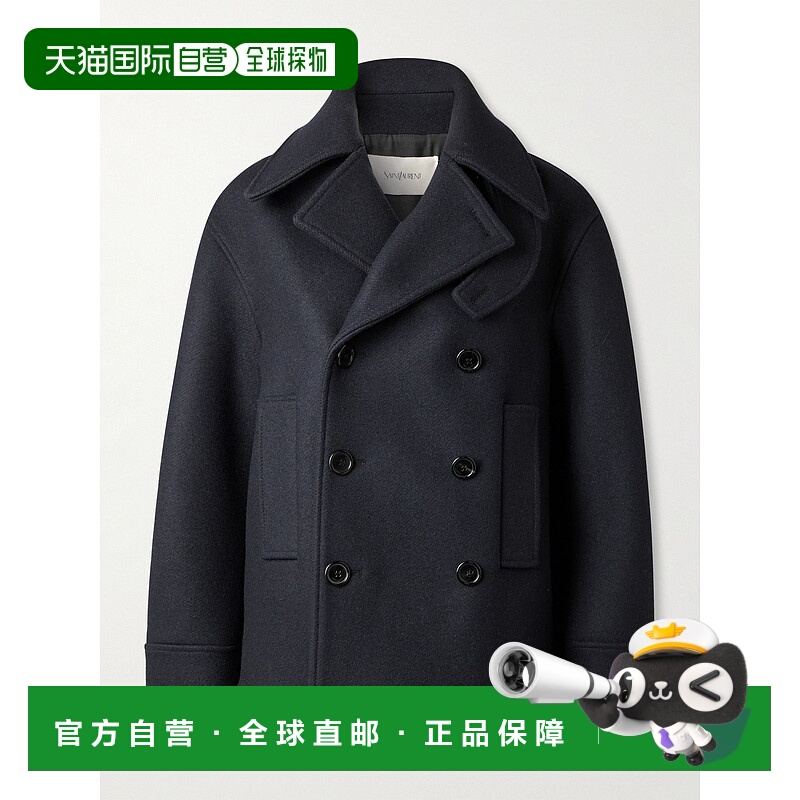 1h可退 潮奢 Saint Laurent 圣罗兰 女士 长袖短款大衣 810137Y08