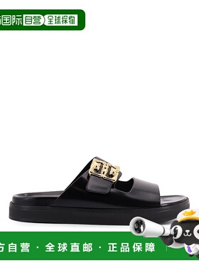 GIVENCHY 女士凉鞋 BE309UE2CF1 AW2025 黑色 Slides 4G Liquid D