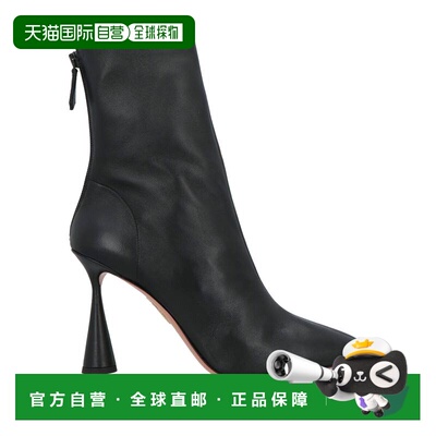 1h可退 潮奢 AQUAZZURA 女士 脚踝靴 black黑色 舒适时尚