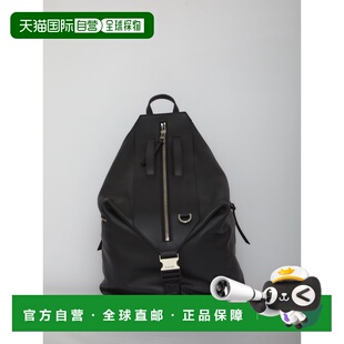 LOEWE 男士双肩包 B777W36X031100 CO 黑色徽标拉链罗意威 双肩包