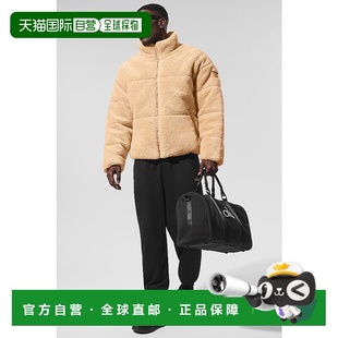 男款 纯色立领拉链侧兜绒感外套 yoga alo