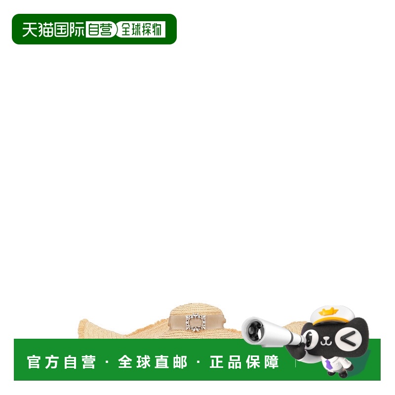 1h可退 ROGER VIVIER 女士帽子 RQWH0350100GQ0C600 SS2025草帽