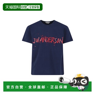 1h可退 潮奢 J.W. Anderson 女士 JW Anderson 徽标印花圆领 T 恤