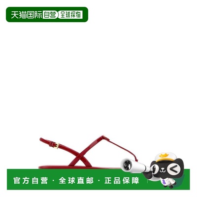 PRADA 女士凉鞋 1Y395OF005069F0011 SS2026 红色 Red leather th