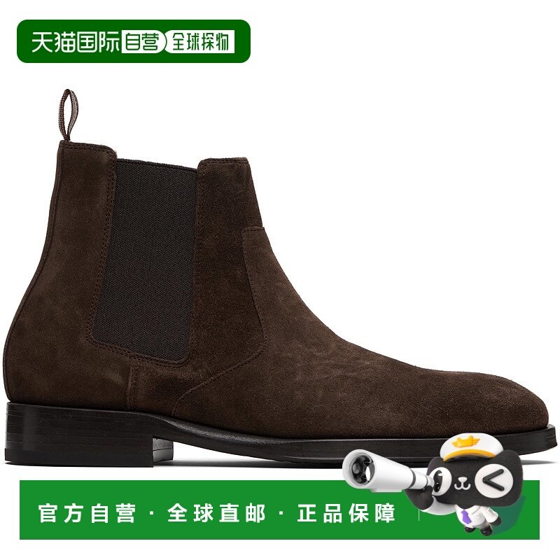 潮奢 Paul Smith 保罗 史密斯 男士 棕色 Suede Lawson 切尔西靴
