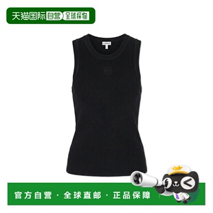 SS2026 S359Y55K510BLACK 黑色 Top emb LOEWE with 女士背心吊带