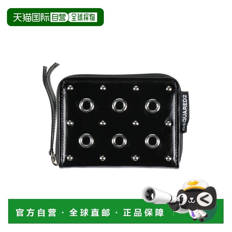 潮奢 Dsquared2 二次方 女士 钱包 black黑色 舒适时尚,箱包皮具/热销女包/男包,钱包,淘宝优惠券,粉丝福利购,淘宝优惠卷