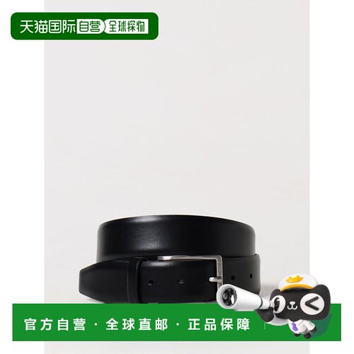 1h可退 BOSS 男士腰带 50491834001 SS2024 黑色 Cintura Boss in