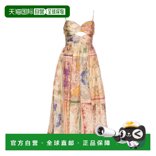 ZIMMERMANN 女士连衣裙 8669DRS242PTFO SS2024 花色吊带