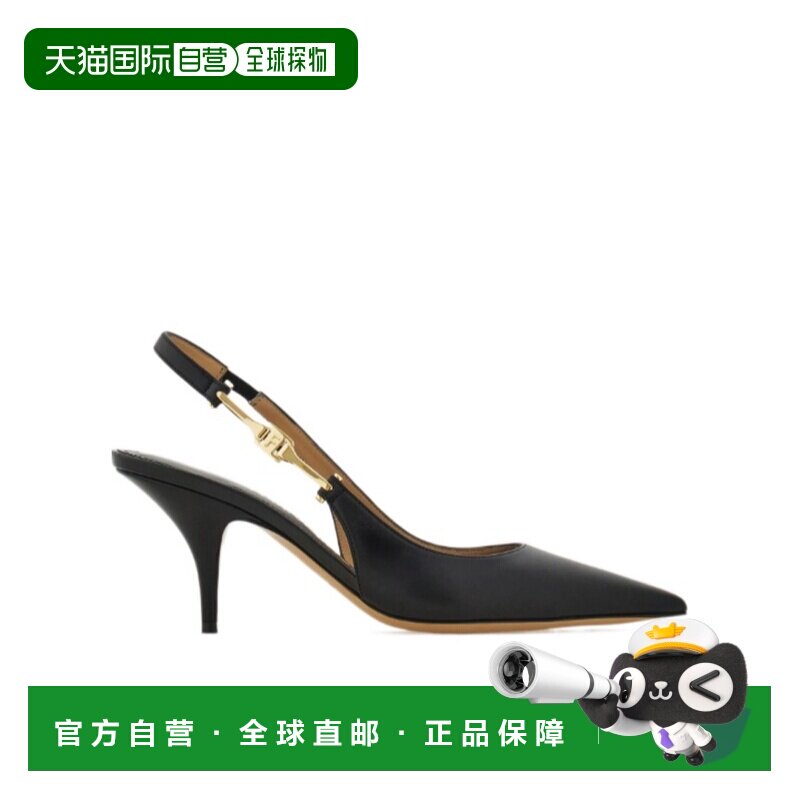 1h可退 奢淘 Salvatore Ferragamo F 扣后跟露跟高跟鞋 女