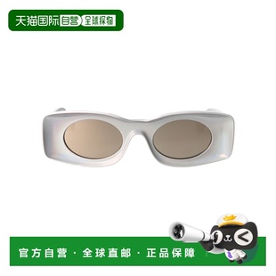 AW2025 LOEWE LW40033I24C 太阳镜 白色罗意威 男士