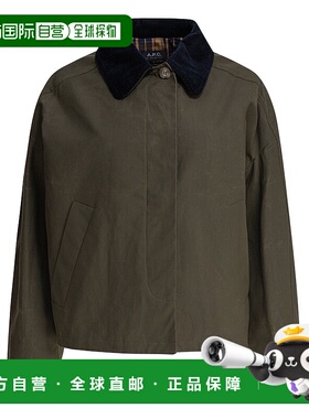 A.P.C. 女士外套 COHILF02990JAC AW2025 绿色夹克