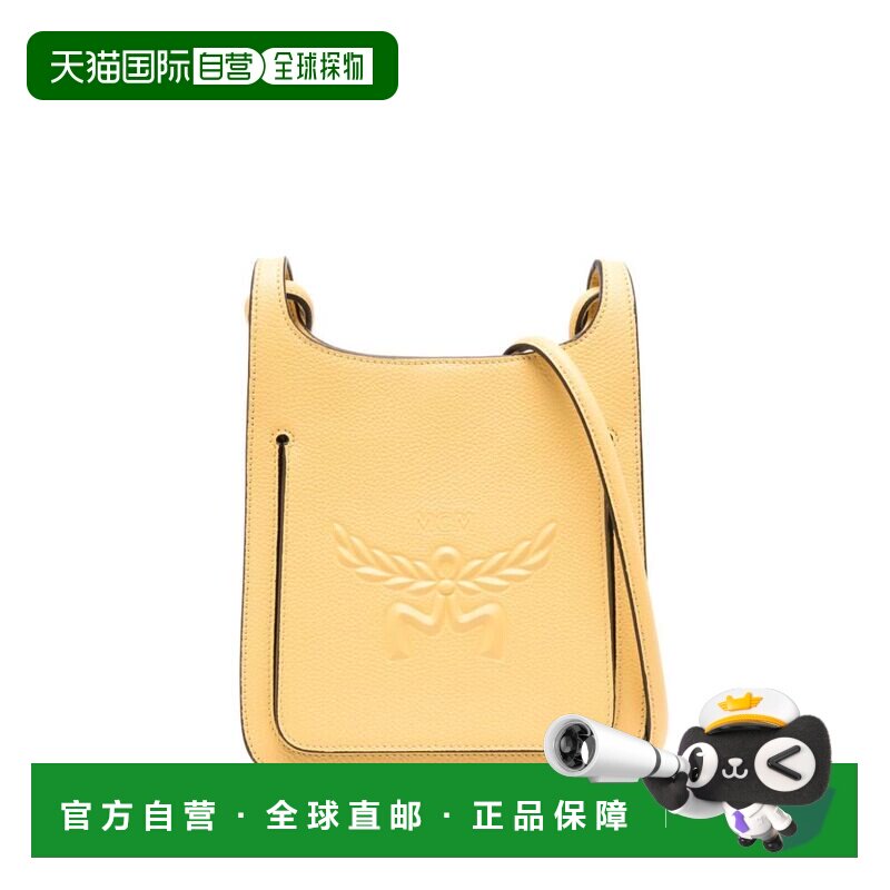 MCM 女士 徽标单肩包 MWHESAC01 Yellow 黄色时尚舒适斜挎包