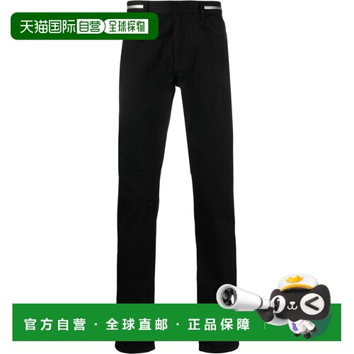 GIVENCHY 男士休闲裤 BM510S50LS CO 黑色 GIVENCHY PANTS直筒裤