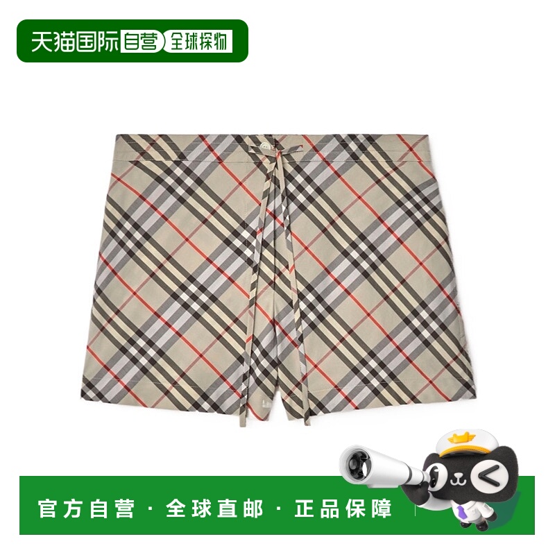 BURBERRY 女士短裤 81109521 AW2025 花色 格纹棉质睡衣短裤