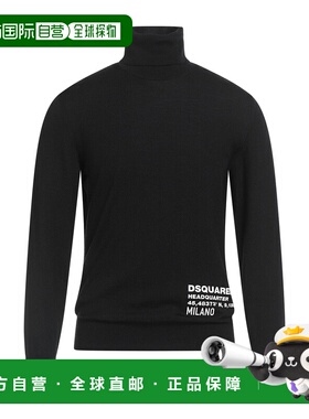 1h可退 潮奢 Dsquared2 二次方 男士 高领上衣 black黑色 舒适时