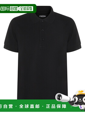 1h可退 潮奢 Tom Ford 汤姆 福特 男士 黑色Polo衫 JPS011JMT013N