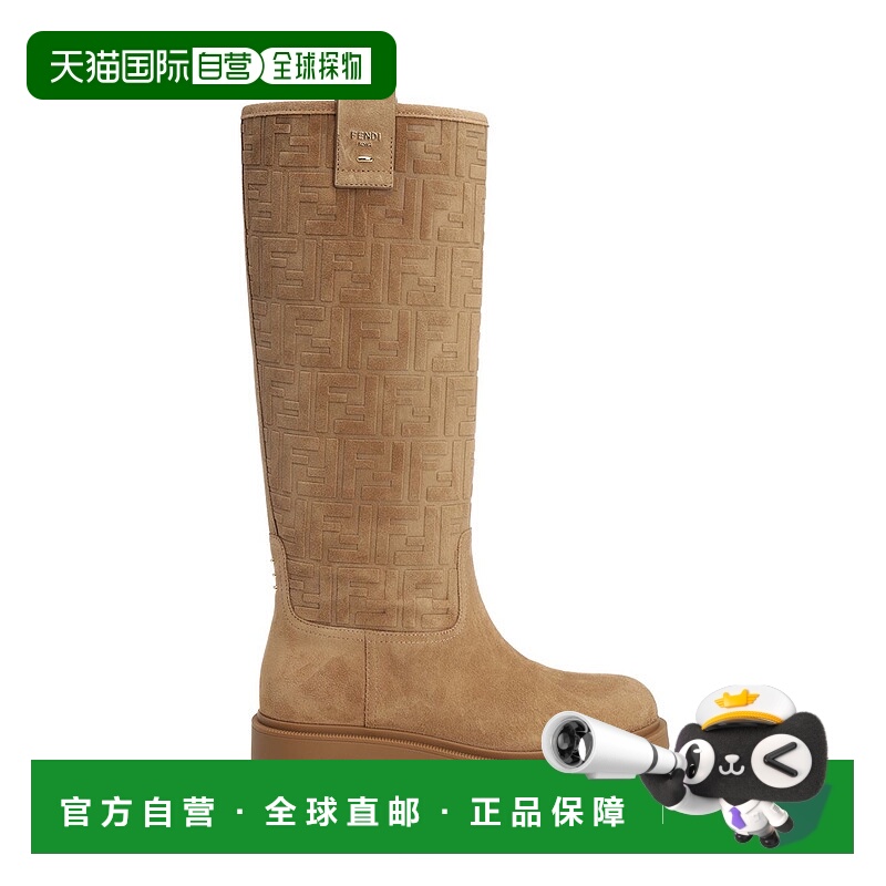 1h可退 FENDI 女士靴子 8W8574AY9PF0XFY AW2025 棕色 CAVALLERIZ