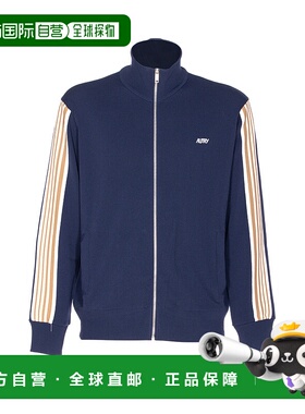 1h可退 AUTRY 男士夹克 JAPMB5KB AW2025 蓝色 Autry Sweaters Bl