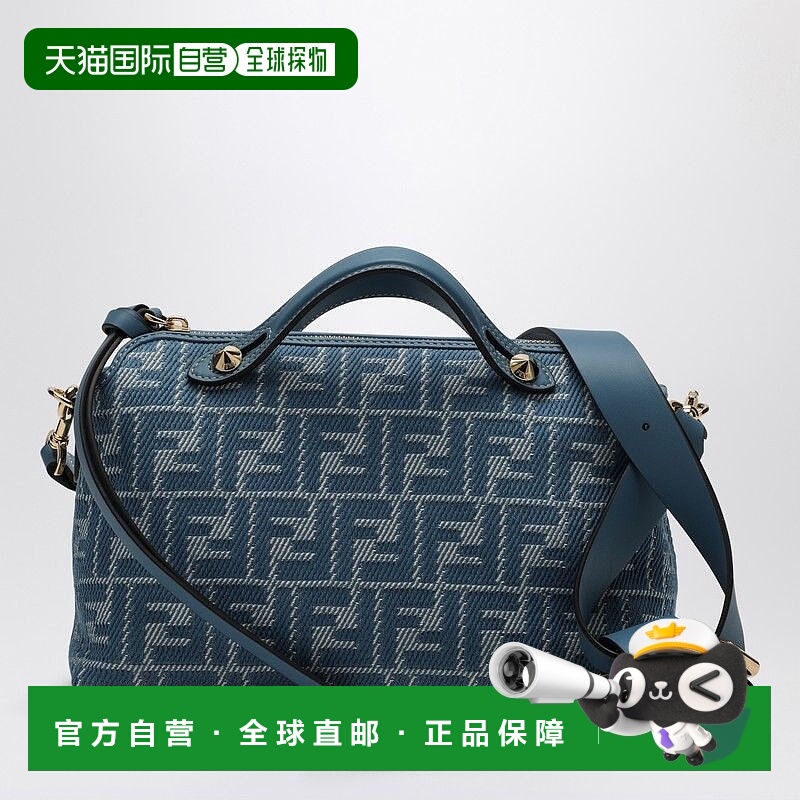 1h可退 FENDI 女士斜挎包 8BL155AUPXF1SKL CO 蓝色 Denim Effect