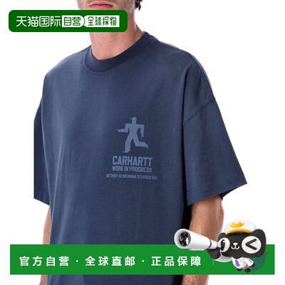 1h可退 潮奢 CARHARTT WIP 男士 Distance prints 有机棉印花T恤