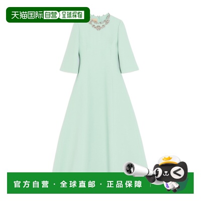 VALENTINO 女士连衣裙 BVAKM51CF1NS AW2025 绿色【付后1h可退】